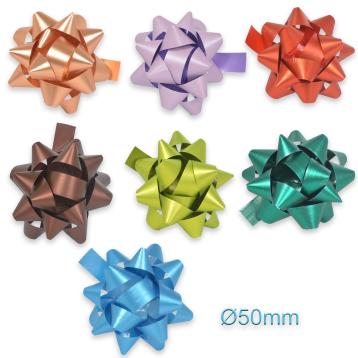Coccarde adesive fantasia opaco metallizzato assortito 10mm.