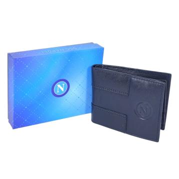 Portafogli in pelle slim SSC Napoli