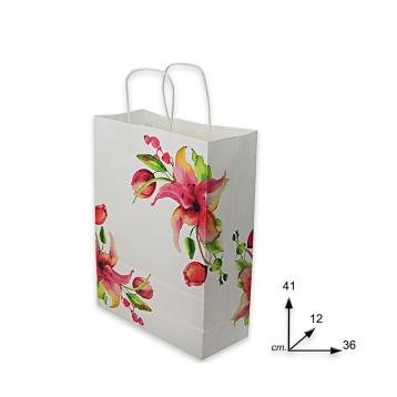 Shoppers in carta fantasia fiji  h41 X l36 X p12 cm.