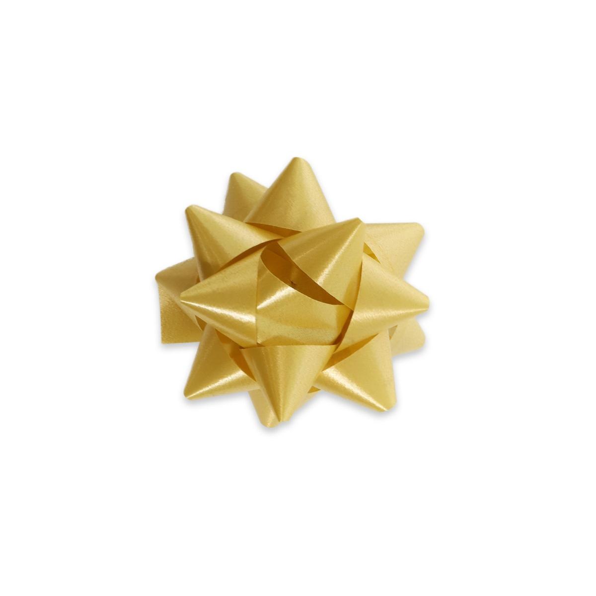 coccarde adesive liscie colore oro mm. 14