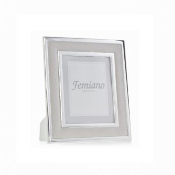 Portafoto 13x18 con pelle grigio