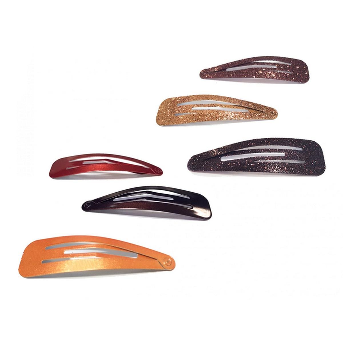 Clic clac glitter toni marrone 7cm