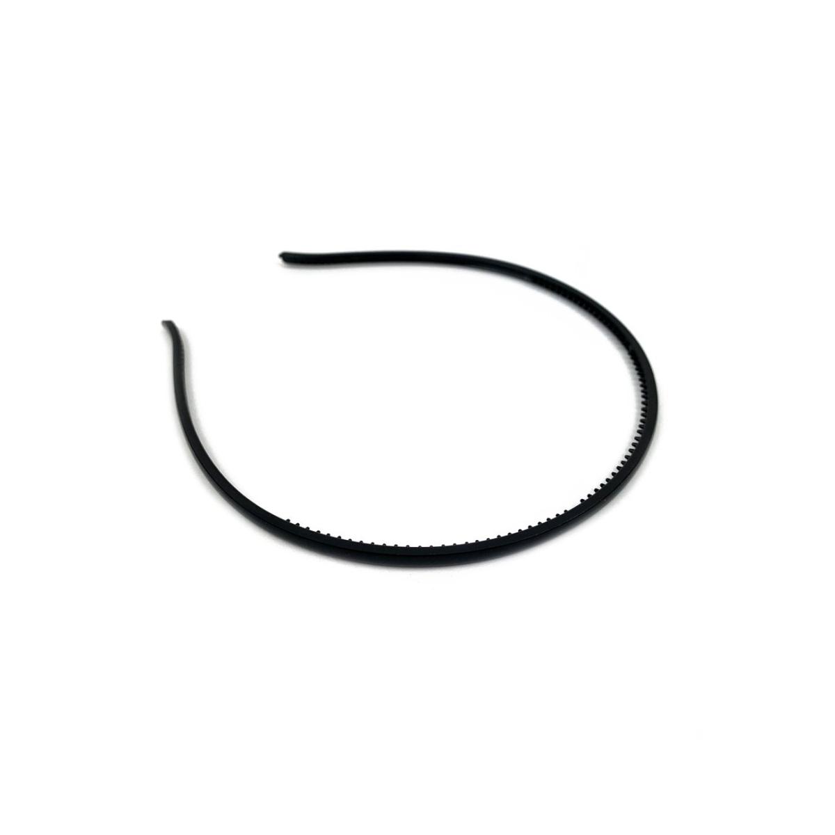 Cerchietto per capelli nero basic 0,5 cm Le Kikke