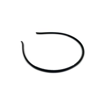 Cerchietto per capelli nero basic 0,5 cm Le Kikke