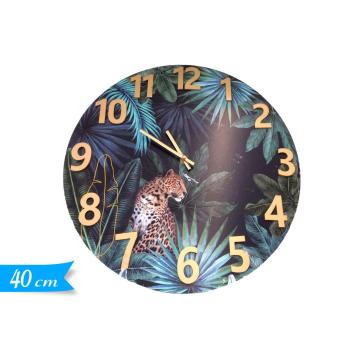 Orologio da parete in legno decorato 40 cm