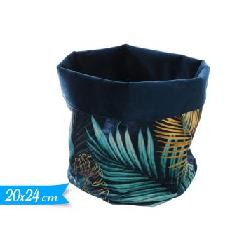 Portatutto in tessuto decorazione jungle 20x24 cm