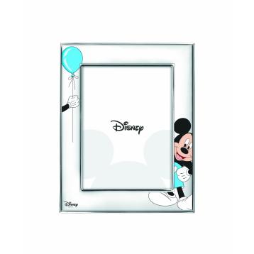 Cornice portafoto bimbo 13x18 cm Mickey mouse celeste Valenti