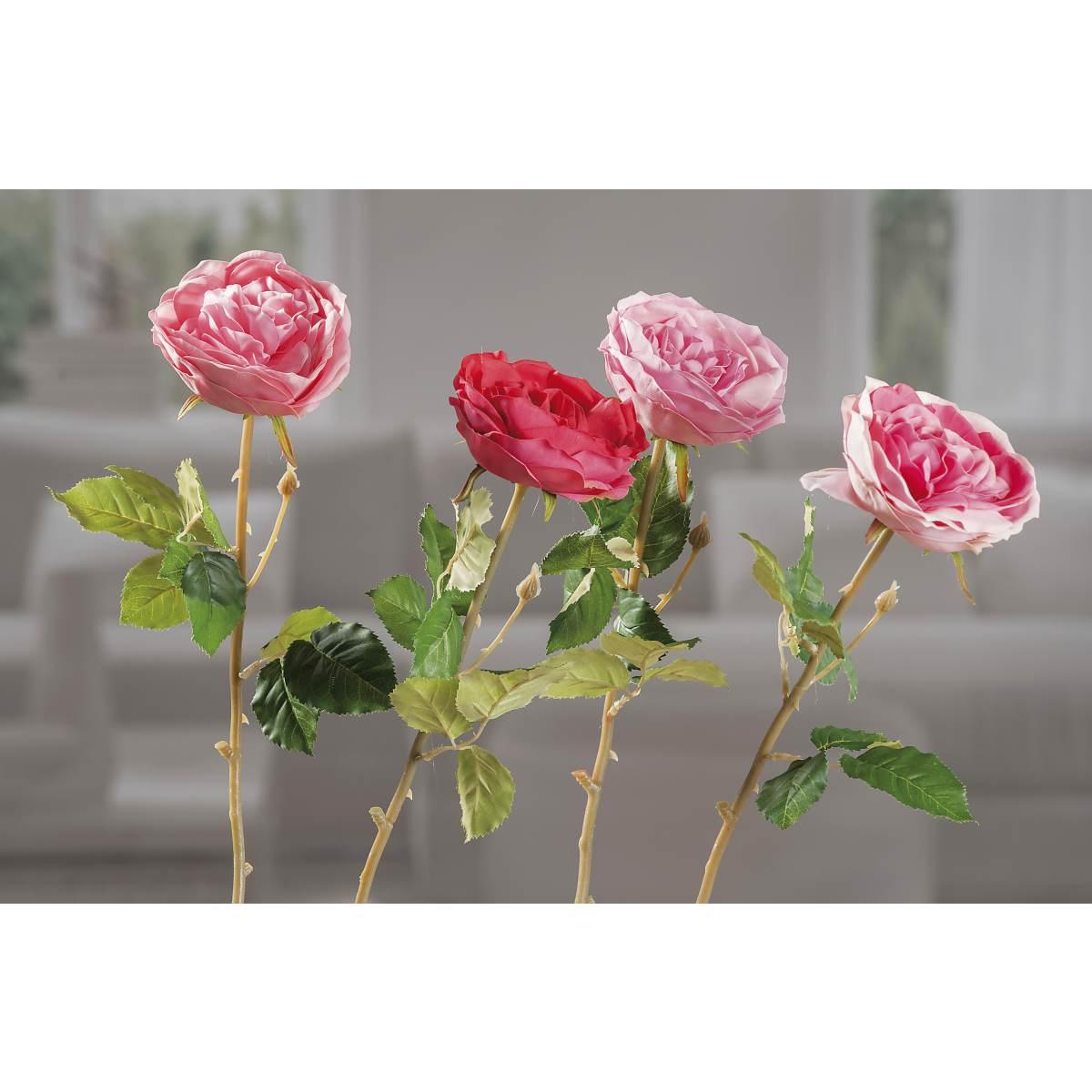 Rosa real touch per decorazioni 76 cm