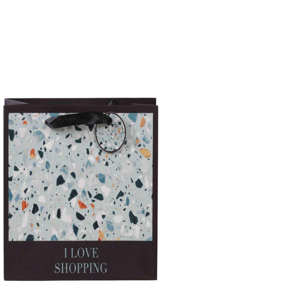 Shopper in carta 31 x 12 x h.26 cm fantasia astratta