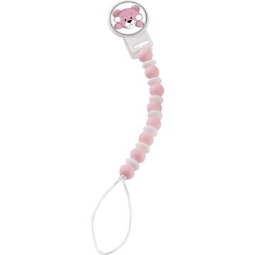 Spilla portaciuccio rosa orsetto Valenti