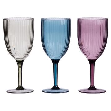 Calice vino in plastica pangar d8xh20 cm
