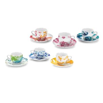 Servizio tazze da caffe 100 ml 6 pezzi linea marrakesh fade