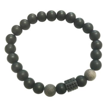 Bracciale di pietre con elastico