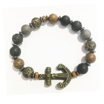 Bracciale pietre con elastico
