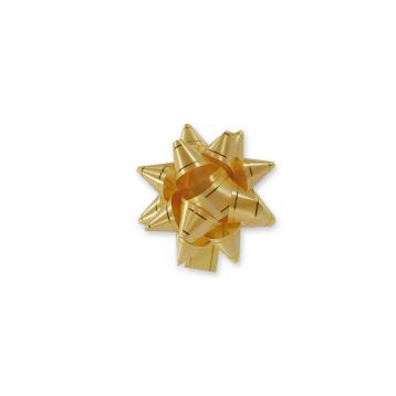 Coccarde adesive fantasia laminato oro 6,5 mm.