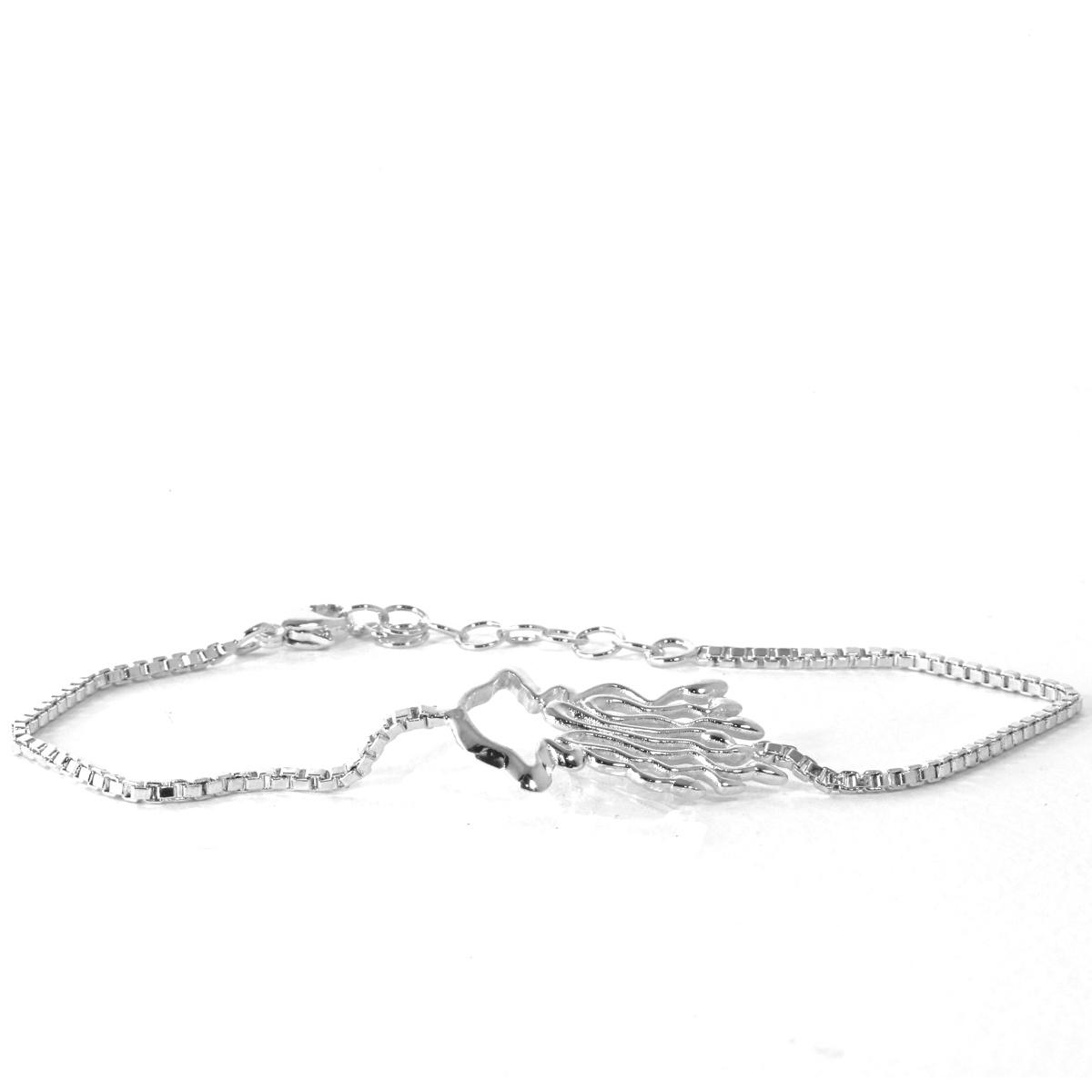 Bracciale medusa in ottone rodiato made in italy