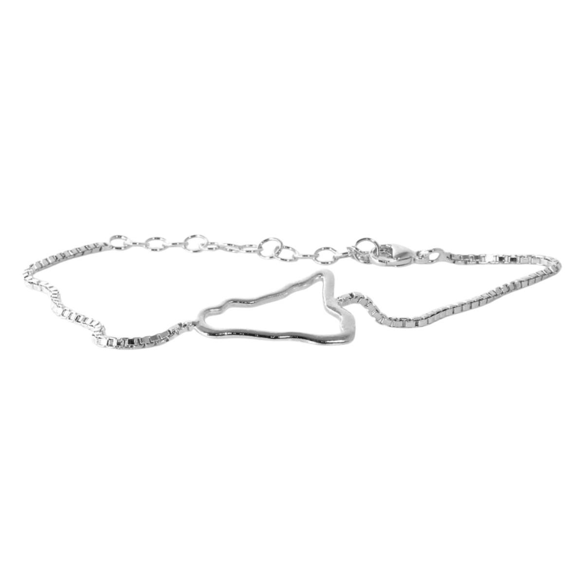 Bracciale Sicilia in ottone rodiato Made in Italy