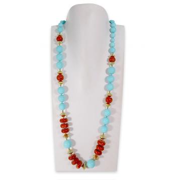 Collana in pietre dure assortite
