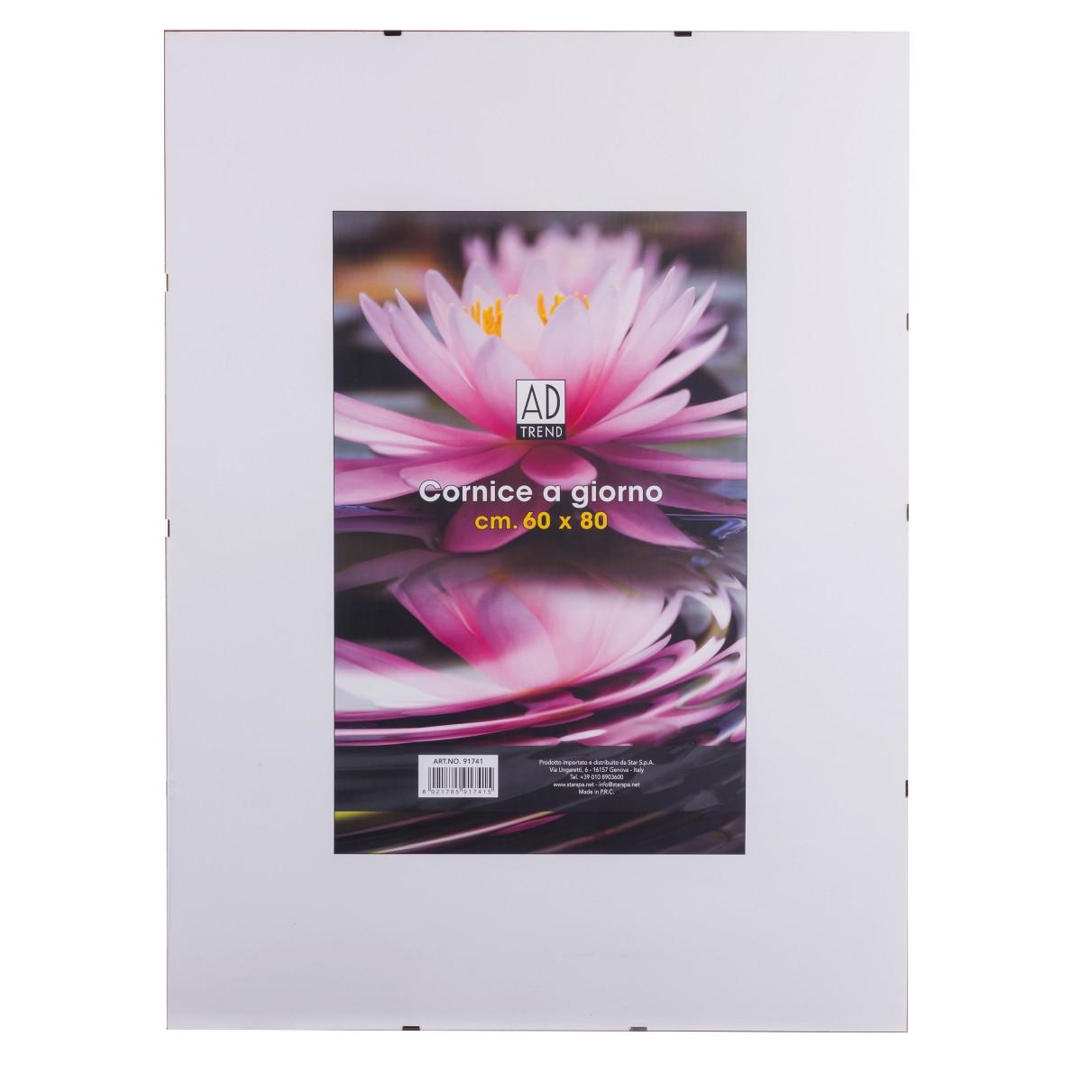 Cornice portafoto a giorno in plexiglass 60x80 cm