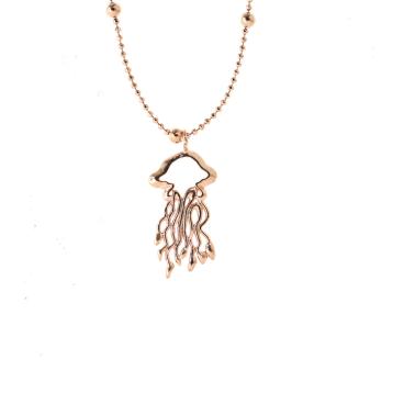 Collana medusa in ottone rodiato made in italy