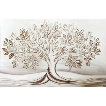 Pannello albero della vita 80x52 tortora