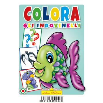Libro da colorare gli indovinelli