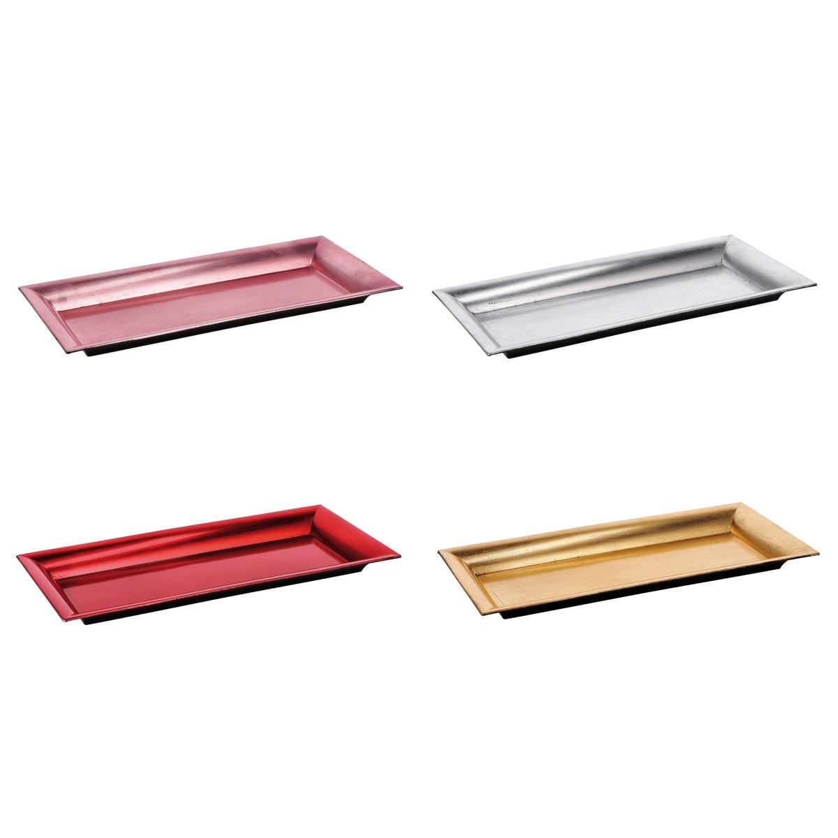 Vassoio rettangolare in plastica 36x17xh.3 cm
