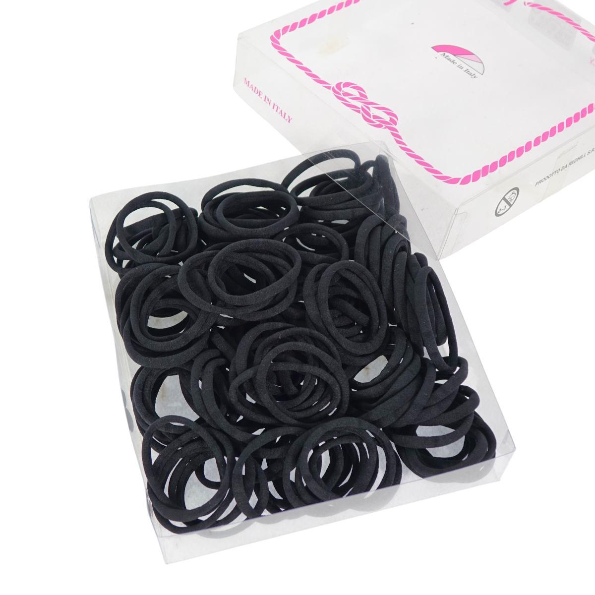 Elastici per capelli neri in box da 140 pz