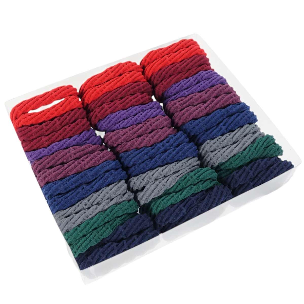 Elastici per capelli assortiti in box da 48 pezzi
