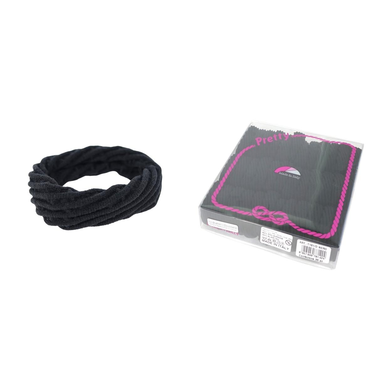 Elastici per capelli neri in box da 36 pz