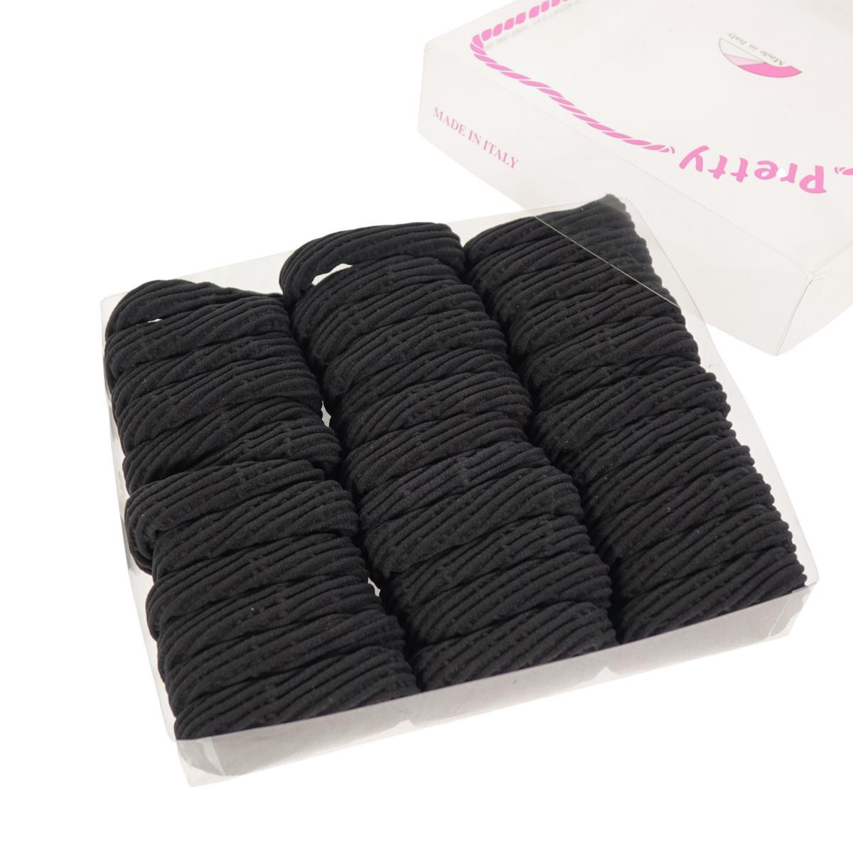 Elastici per capelli neri in box da 36 pz