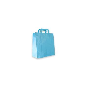 Shoppers carta  H29 X P10 X L22 colore azzurro