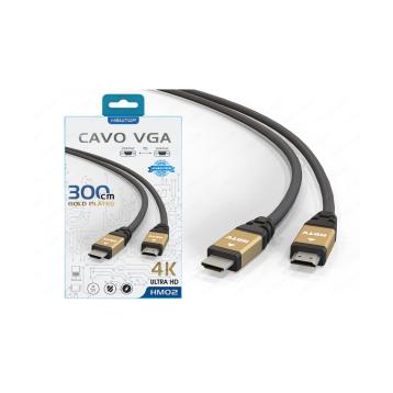 Newtop hm02 cavo 300cm hdmi m/m 4k