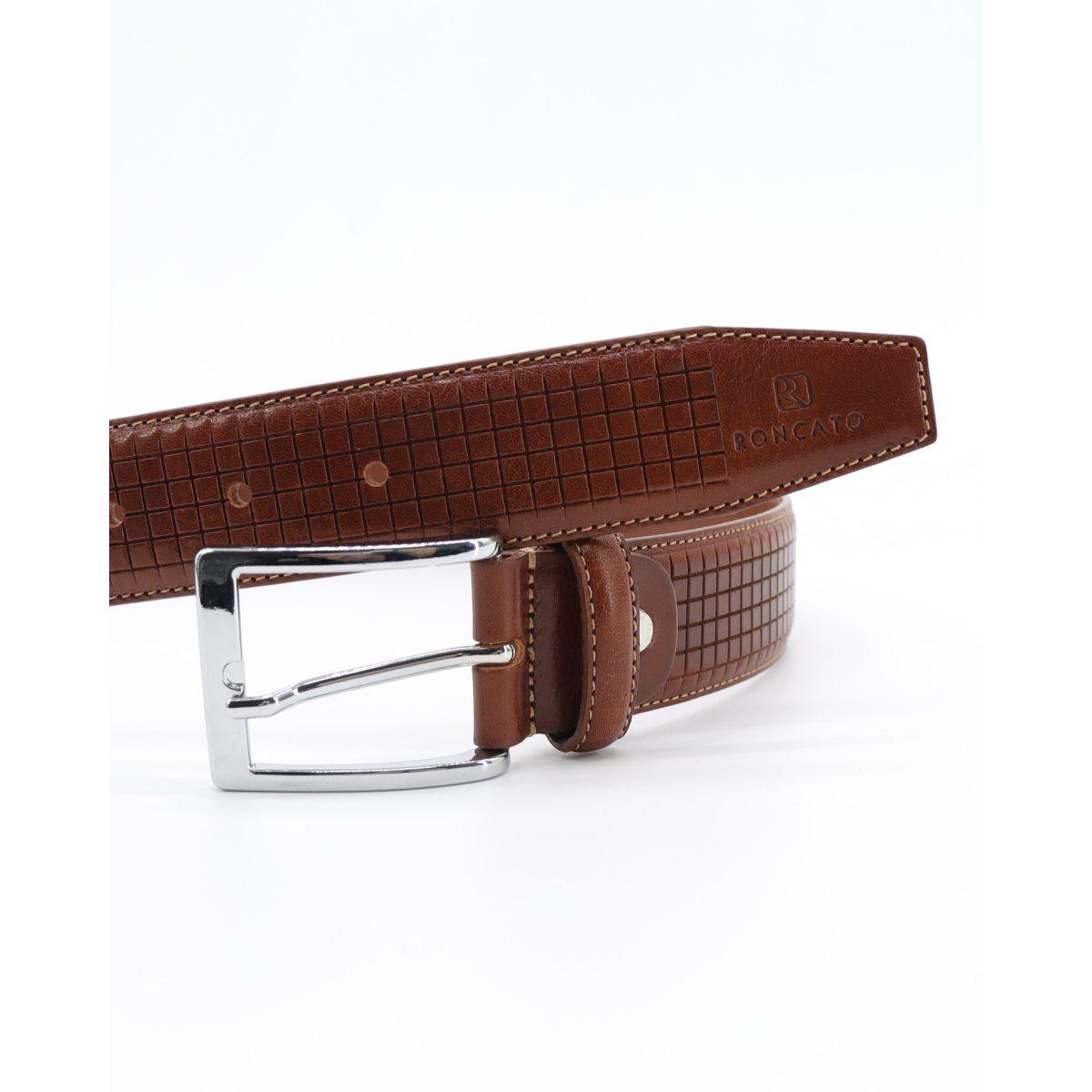 Cintura uomo in pelle roncato