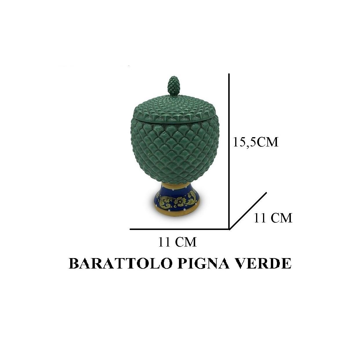 Barattolo pigna 15 cm verde Giardini Di Marzo