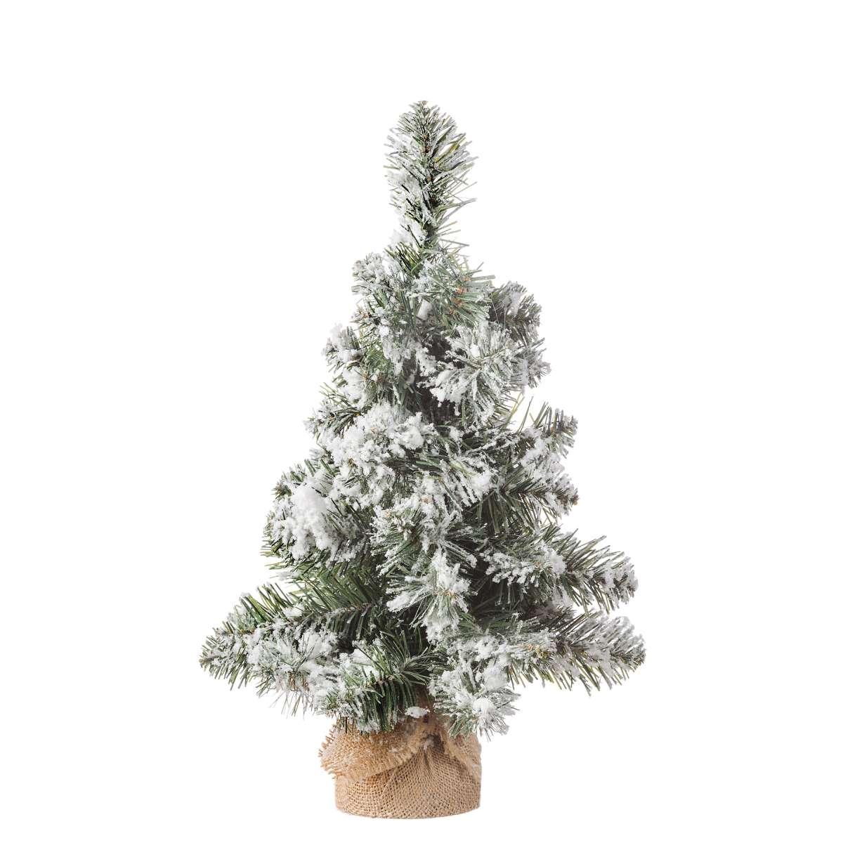 Albero di natale innevato d23xh47 cm
