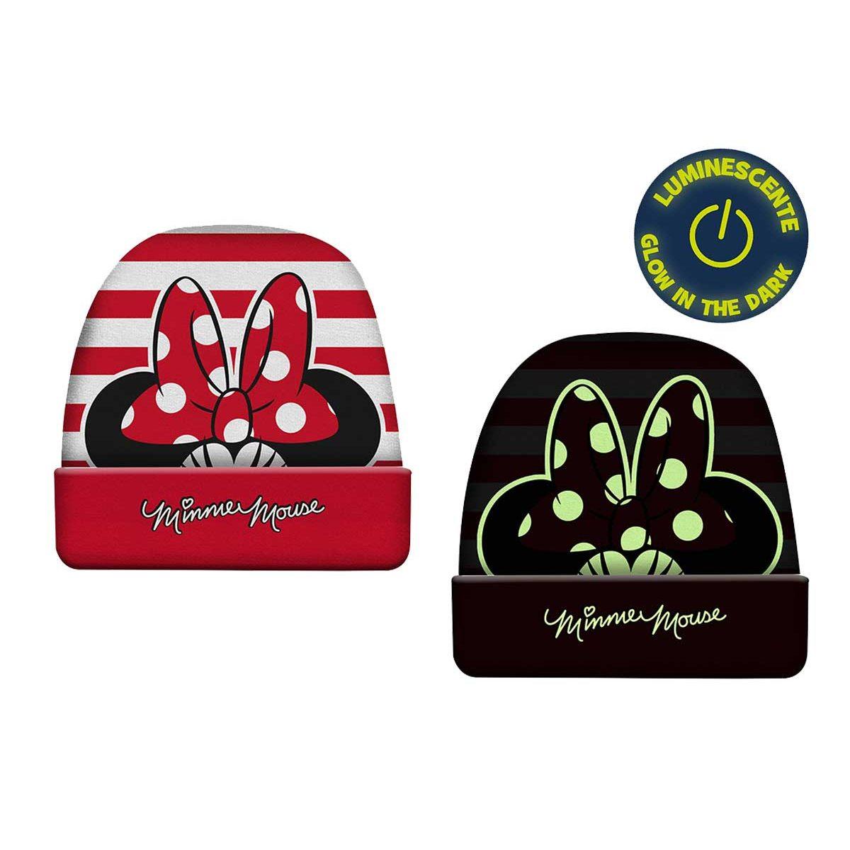 Cappello bimba luminescente con risvolto Minnie
