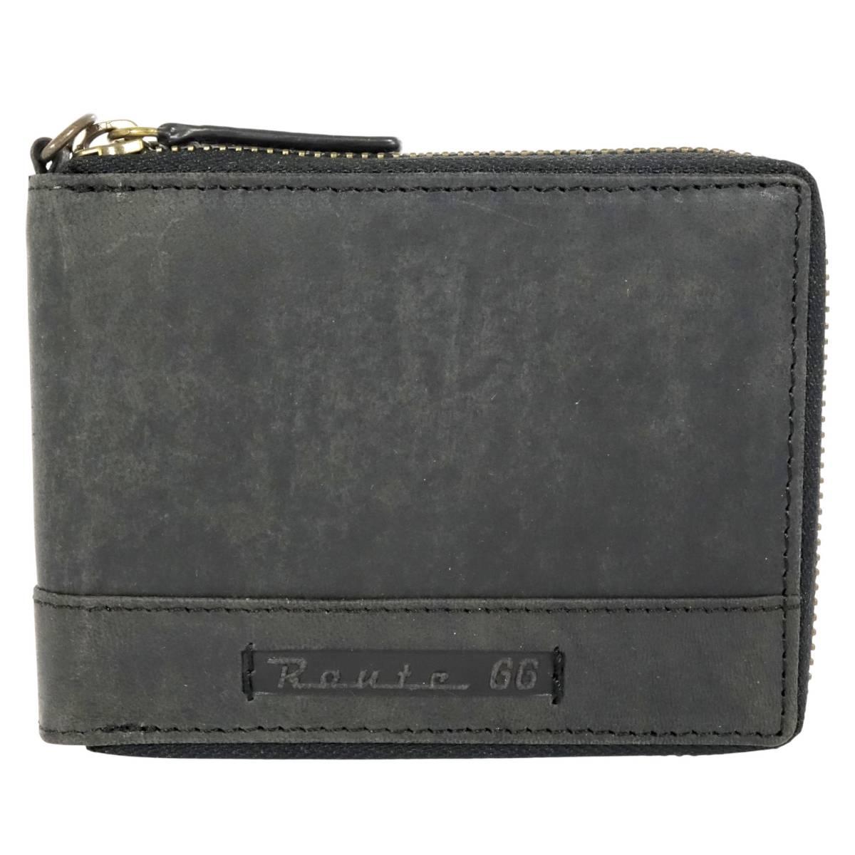 Portafogli uomo in pelle con catena asportabile Route 66