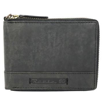 Portafogli uomo in pelle con catena asportabile Route 66