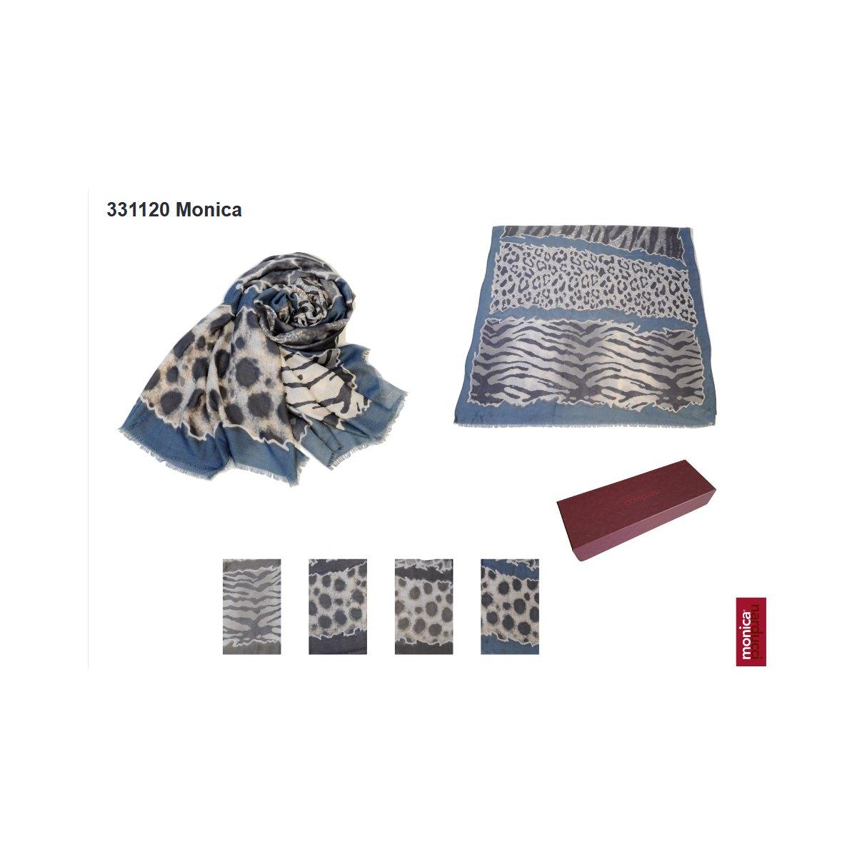 Stola grande stampata in box monica narducci