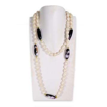 Collana in pietre dure assortite