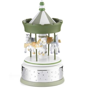Giostra cavalli con stelle h20 cm