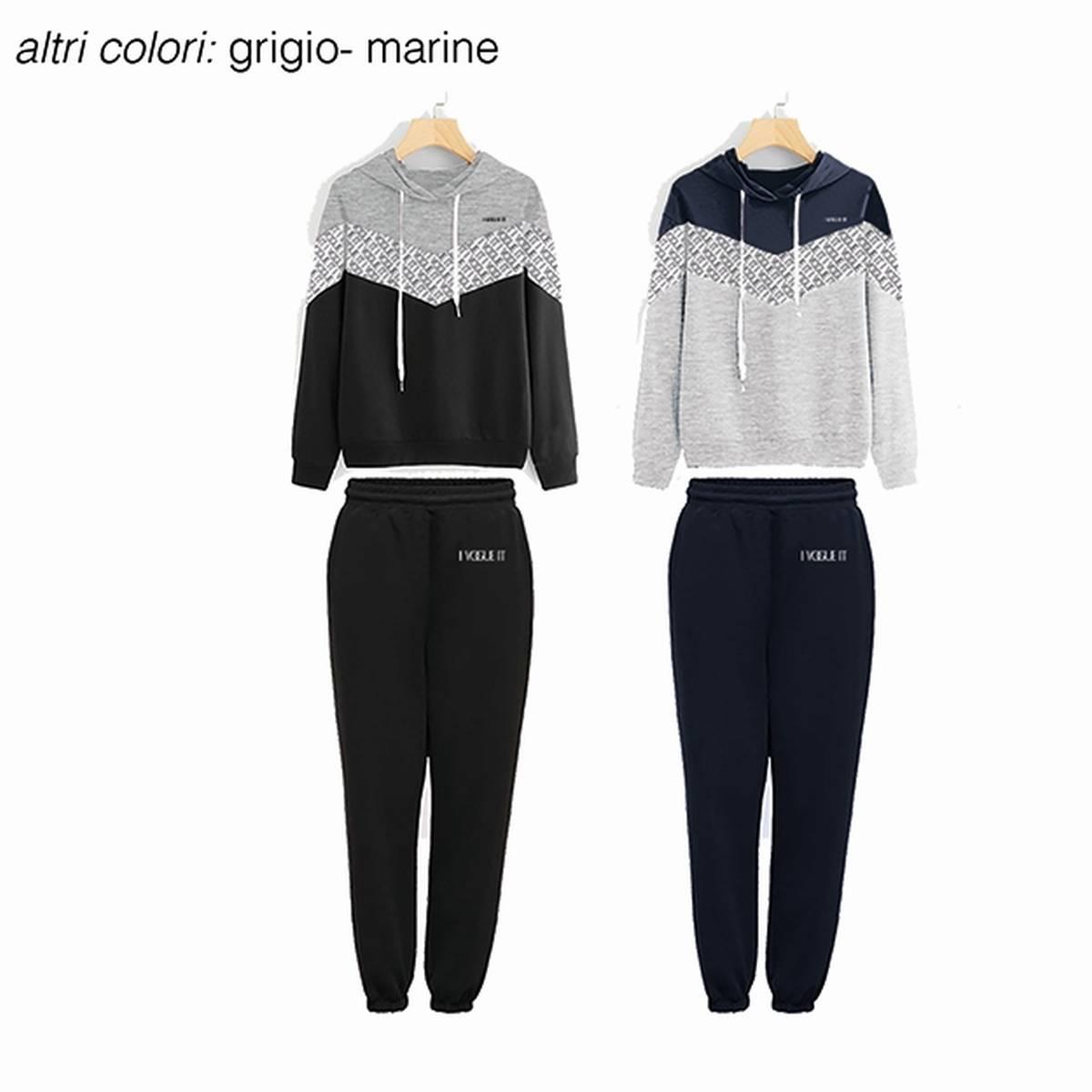 Tuta donna felpa e pantalone i vogue it