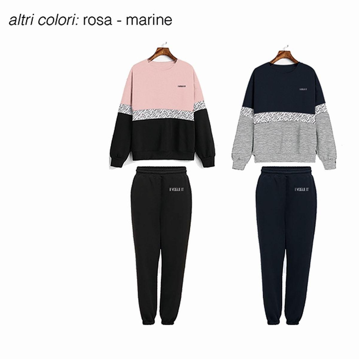Tuta donna felpa e pantalone i vogue it