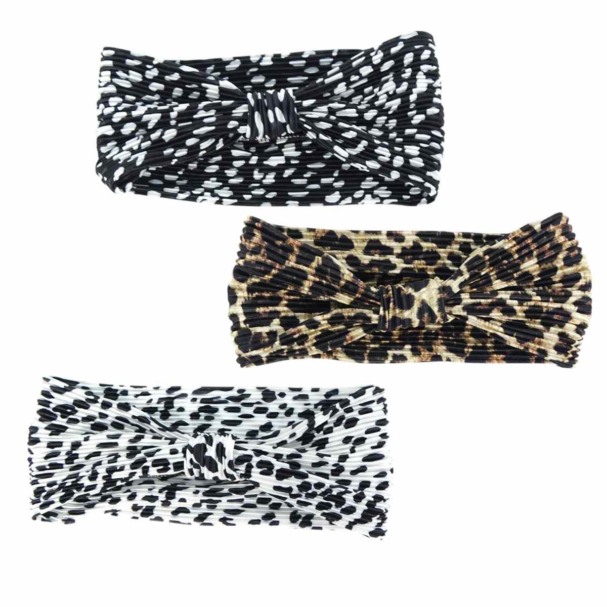 Fascia per capelli donna maculata e pois Le Kikke